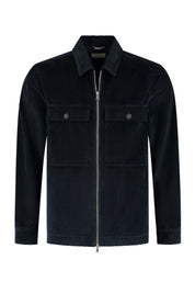 Cordovershirt VASO aus Baumwolle - 649-Dk. Navy - Blau