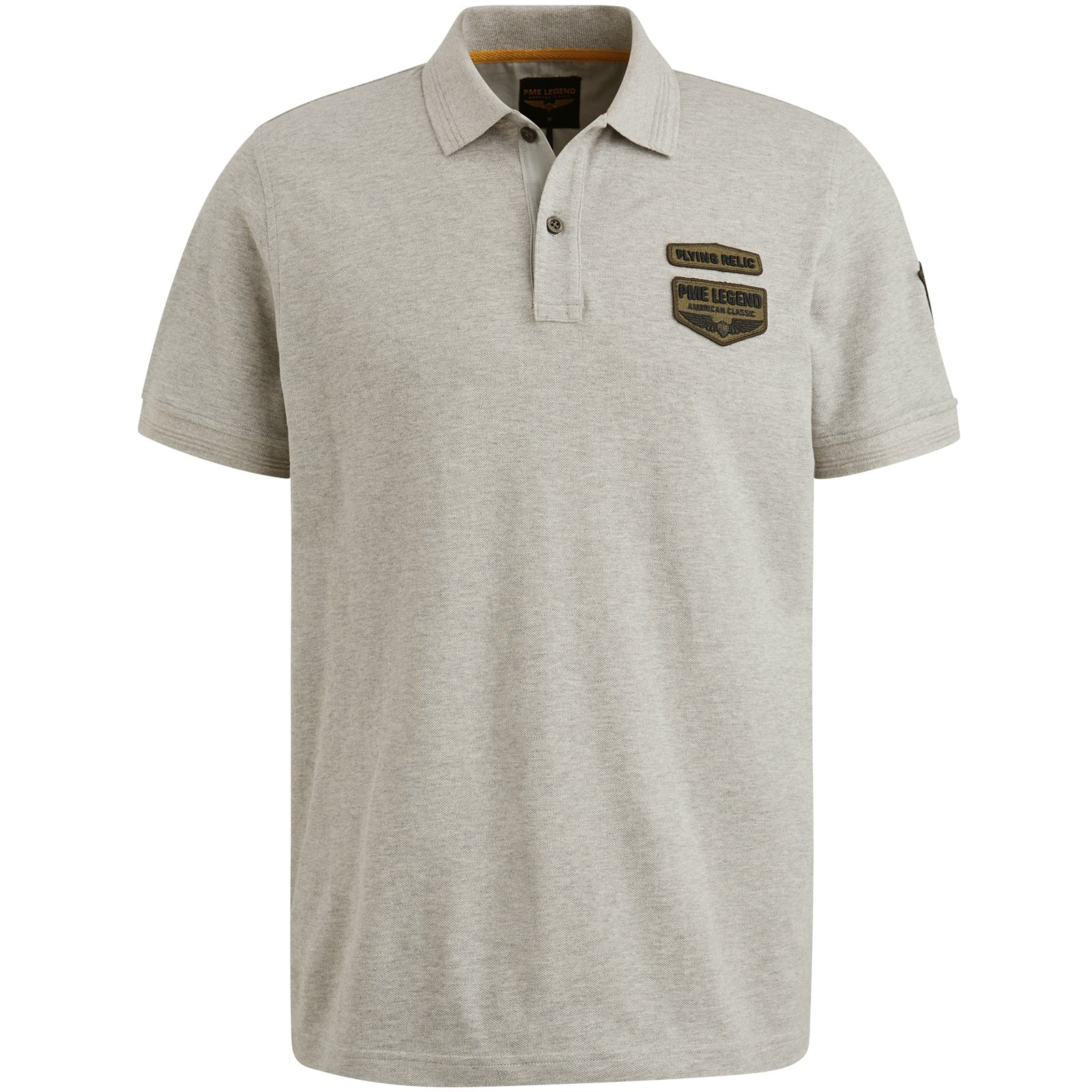 Poloshirt aus Baumwolle - 921-Light Grey Melee - Grau