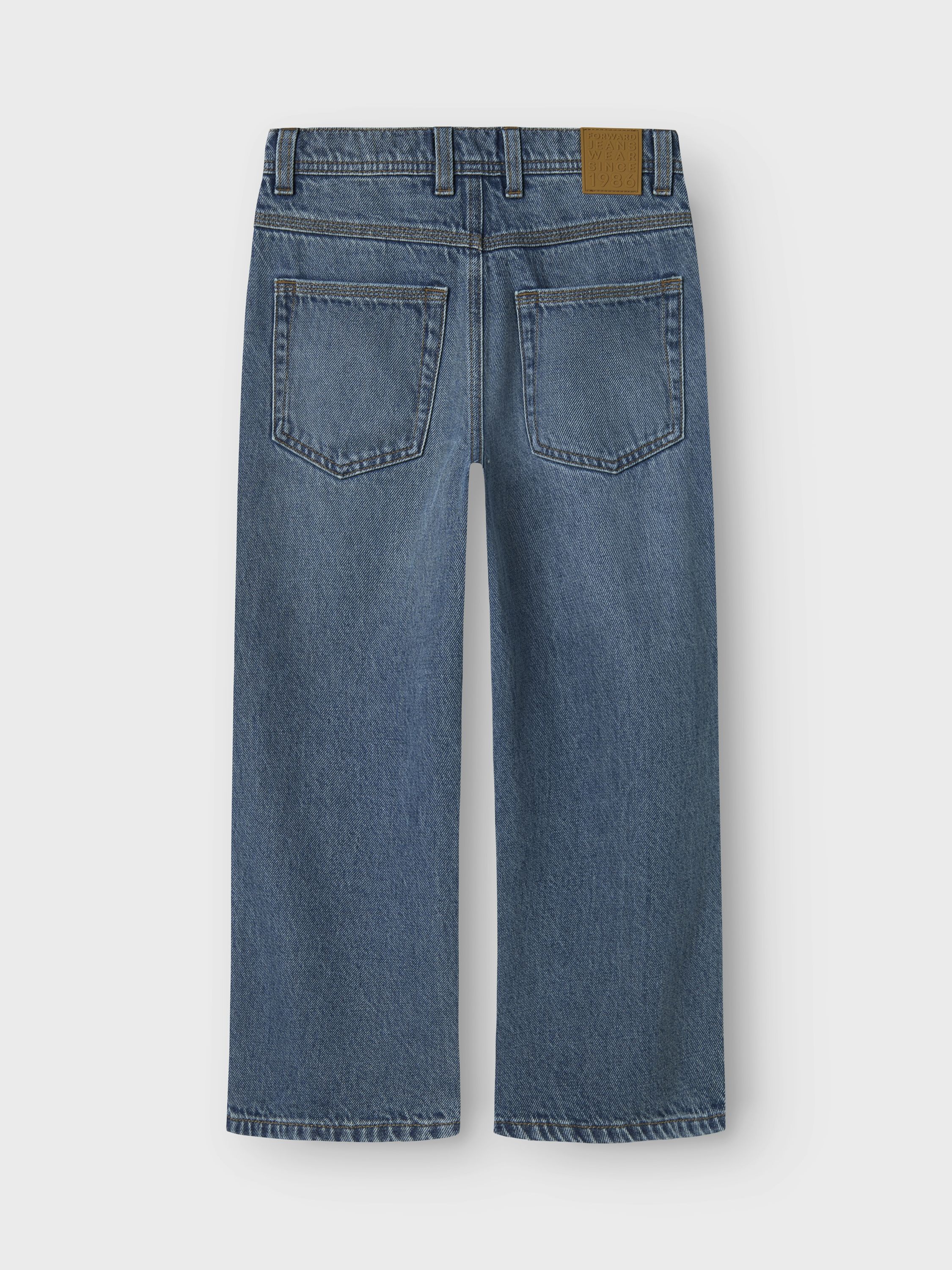 Jeans Baggy Fit - Medium Blue Denim - Blau