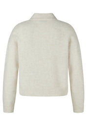 Cardigan aus Woll-Mix - 5608-Elfenbein - Creme