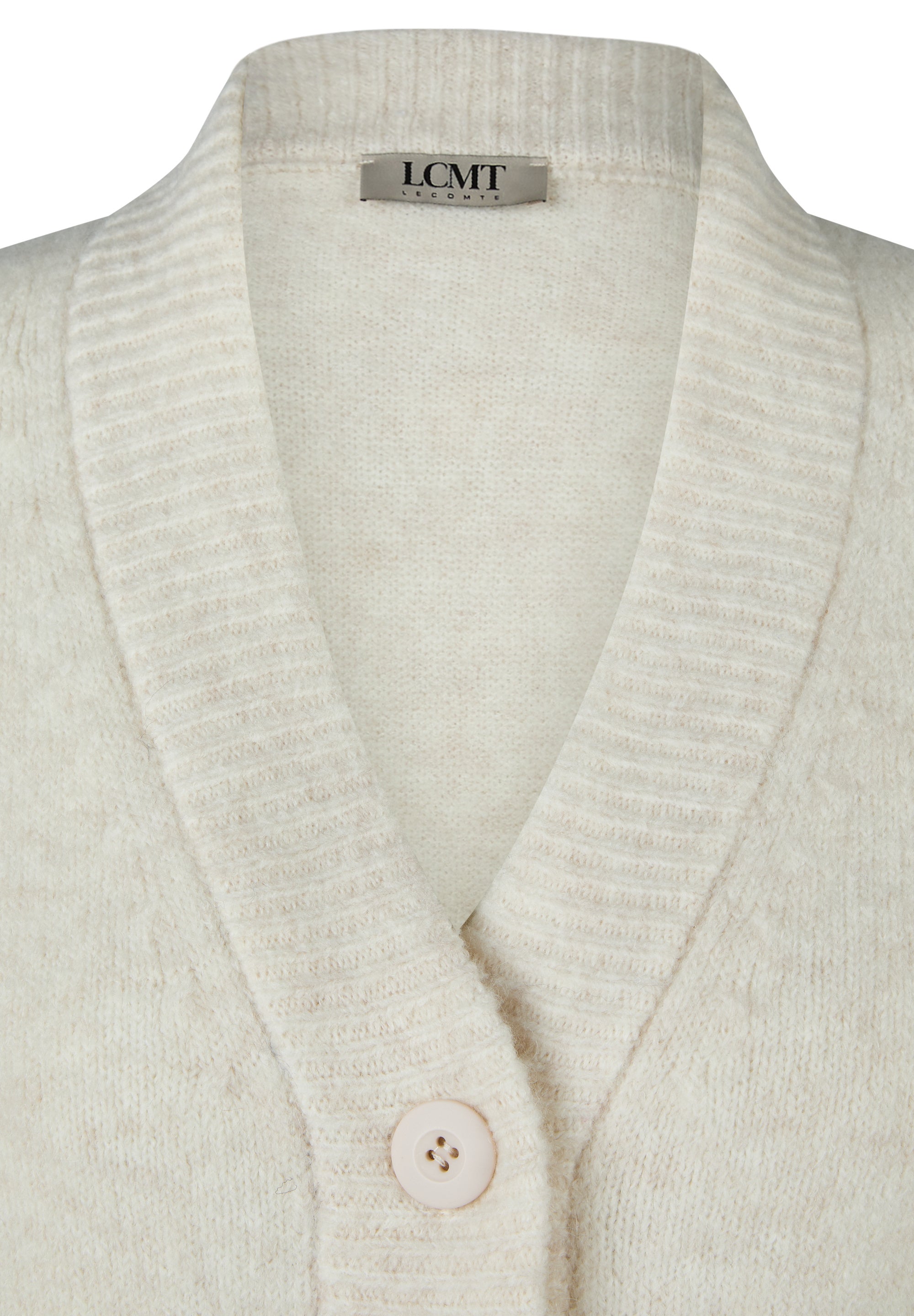 Cardigan aus Woll-Mix - 5608-Elfenbein - Creme