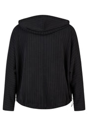 Kapuzenpullover - 5099-Schwarz - Blau