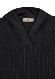 Kapuzenpullover - 5099-Schwarz - Blau