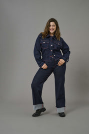 Jeansjacke WILLY - Dark Blue Denim/RINSE - Blau