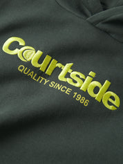 Sweathoodie aus Baumwolle - Urban Chic - Grün