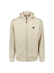 Sweatshirtjacke mit Kapuze - 013-Kit - Creme
