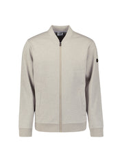 Sweatjacke aus Twillstoff - 015-Sand - Beige