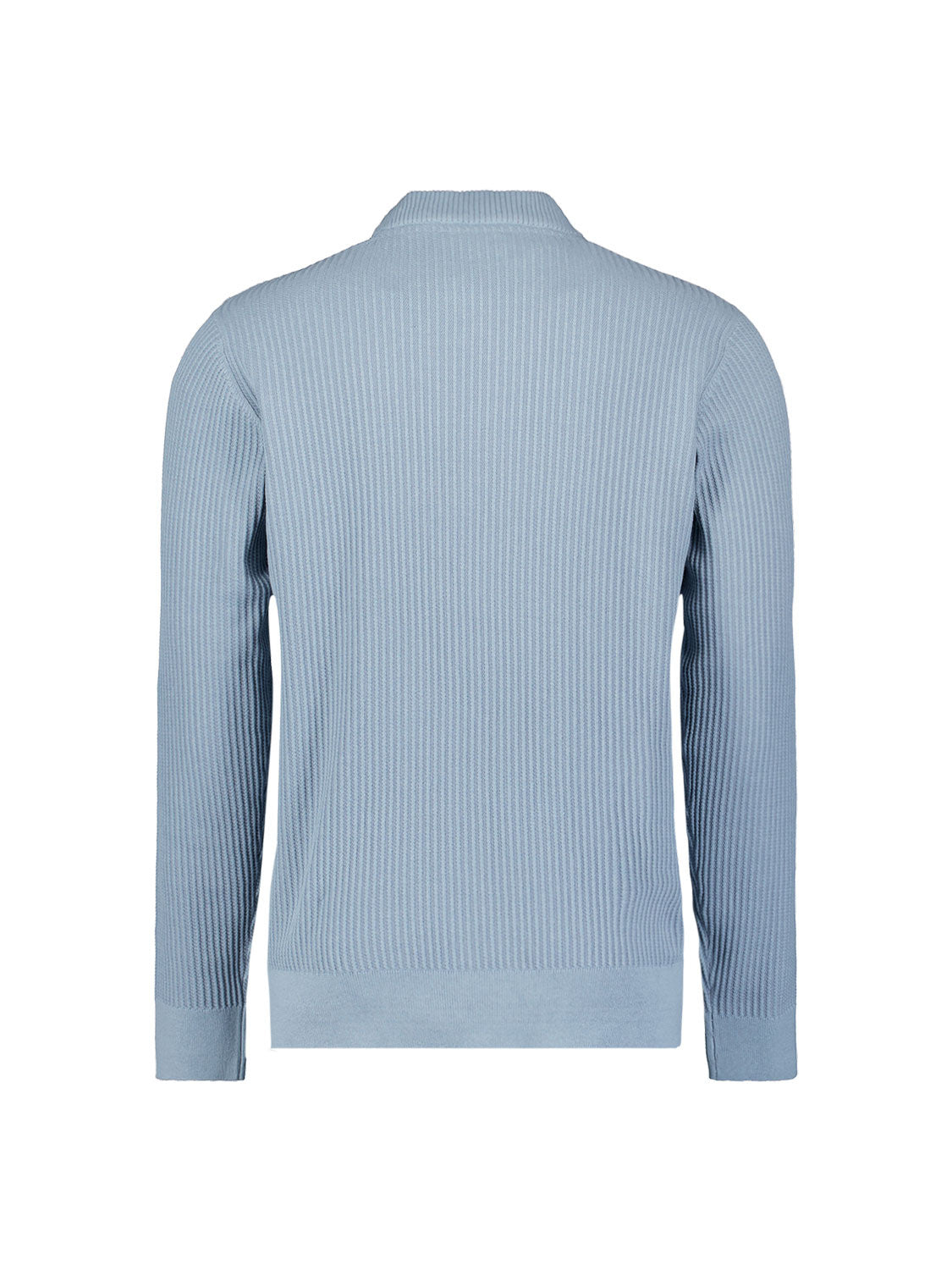 Strickpullover aus Baumwollmix - 138-Dusty Blue - Blau