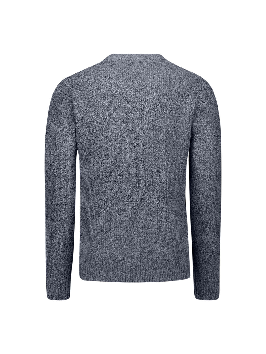 Strickpullover meliert - 137-Washed Blue - Blau