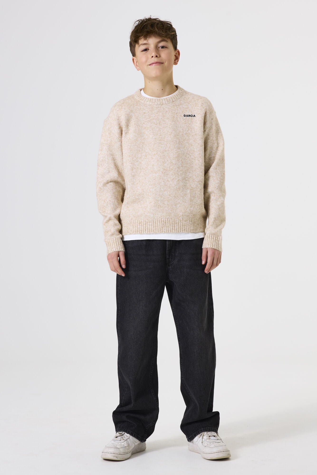 Strickpullover meliert - 8917-dune - Beige