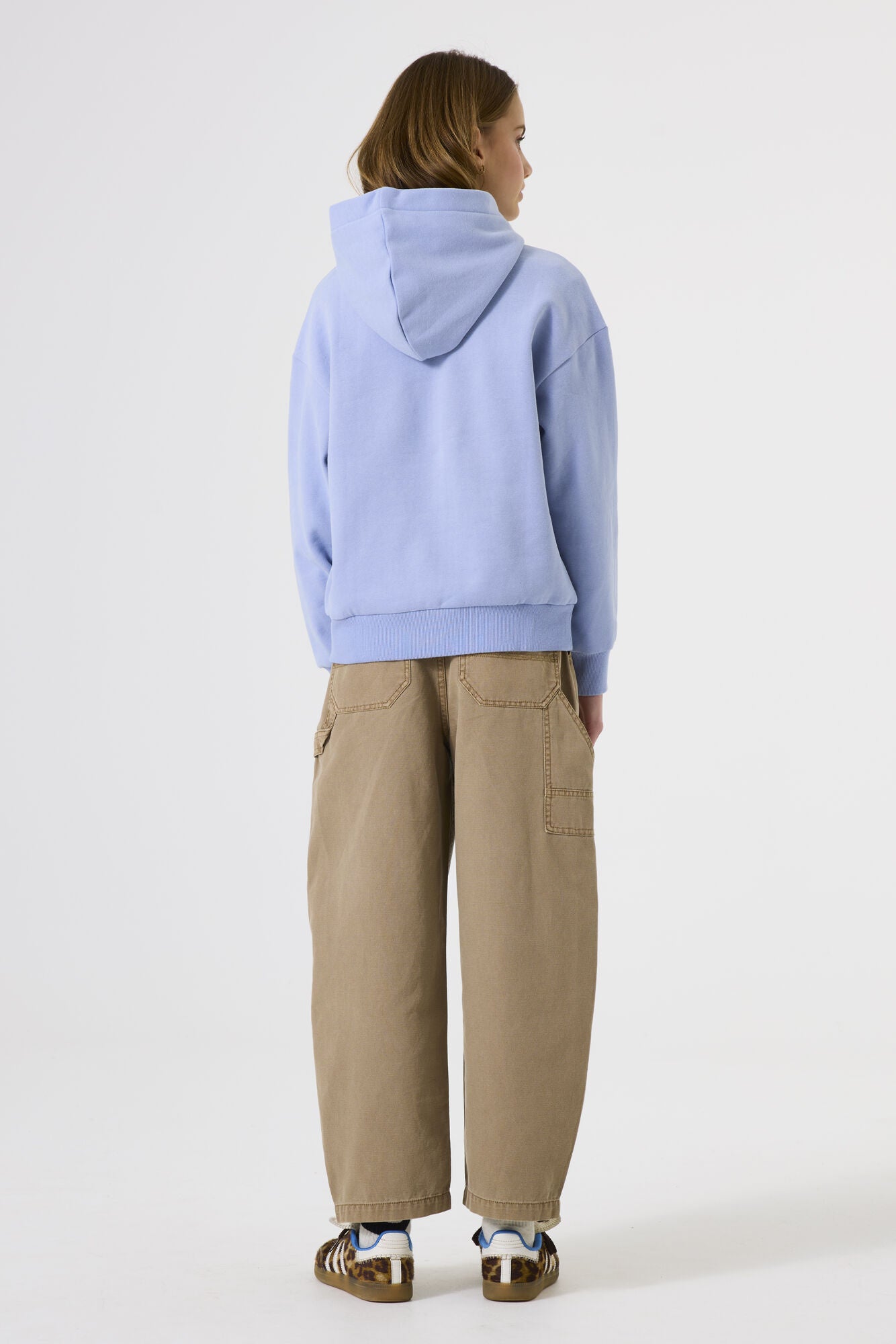 Sweathoodie aus Baumwollmix - 5562-frost blue - Blau