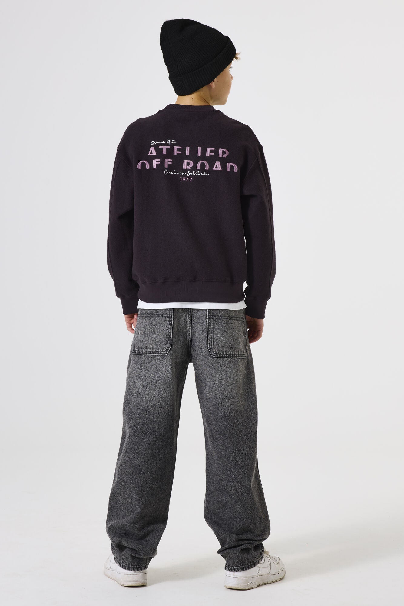 Sweatshirt aus Baumwolle - 6134-raisin - Violett