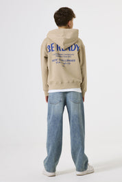 Sweathoodie aus Baumwolle - 8917-dune - Beige