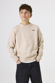 Strickpullover meliert - 8917-dune - Beige