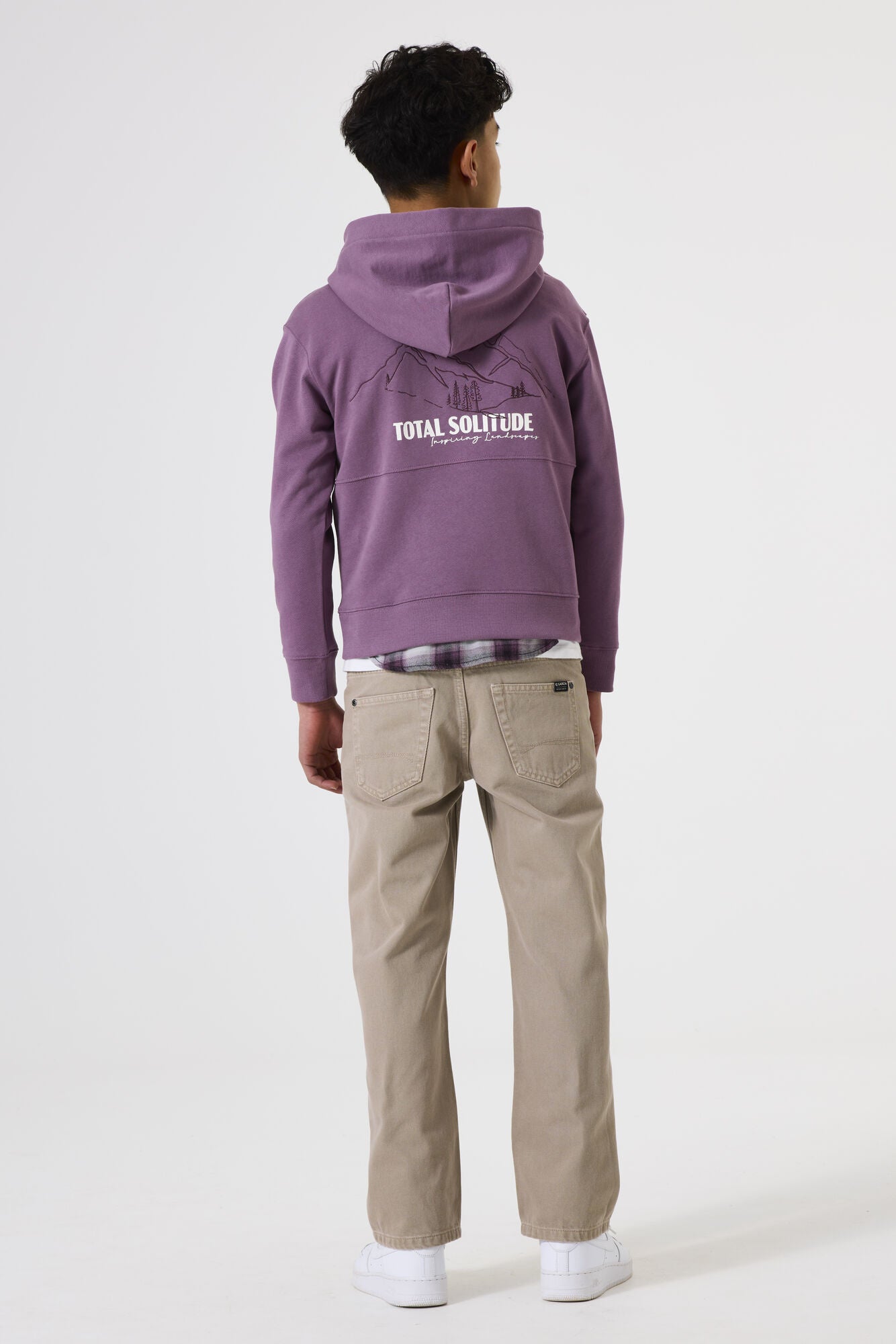 Sweathoodie aus Baumwolle - 6277-malaga - Violett