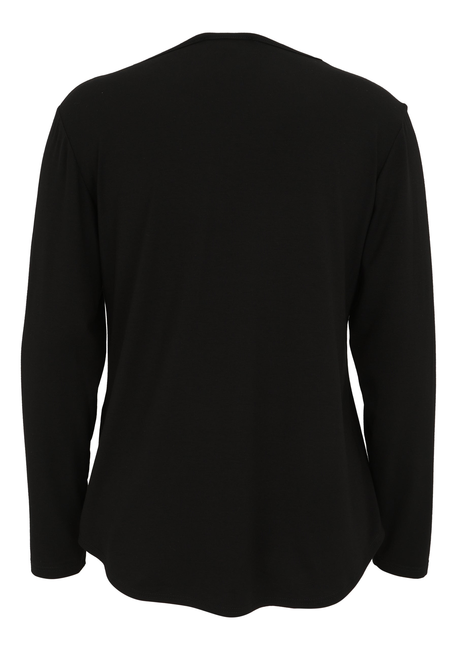 Sweatshirt aus Viskose - 99-Schwarz - Schwarz