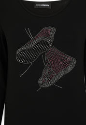 Sweatshirt aus Viskose - 99-Schwarz - Schwarz