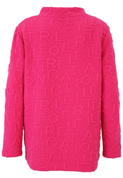 Sweatshirt aus Viskosemix - 42-Pink - Pink