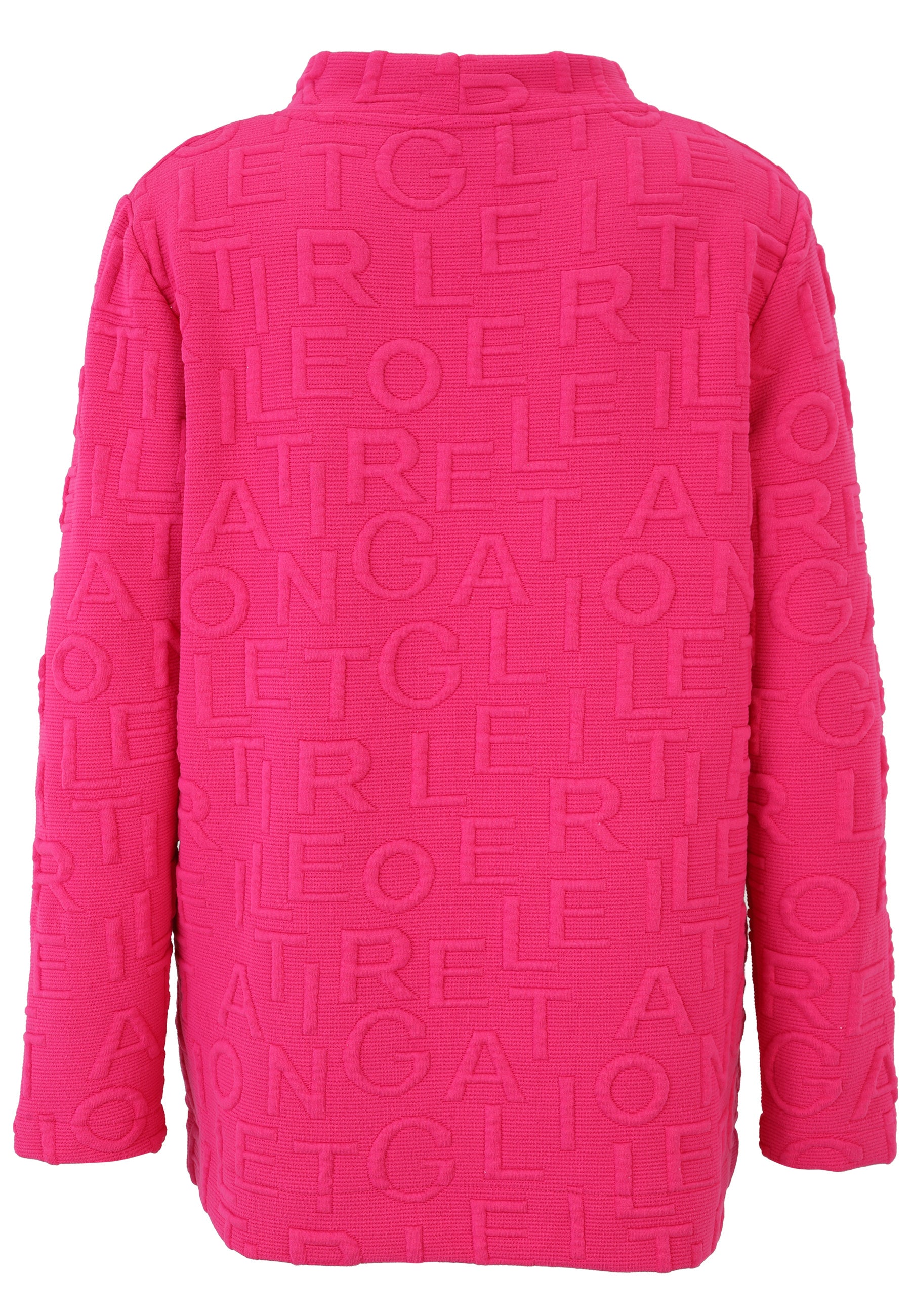 Sweatshirt aus Viskosemix - 42-Pink - Pink