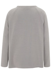 Sweatshirt aus Modal-Mix - 92-Stein - Grau