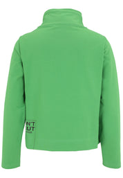 Sweatshirtjacke aus Baumwolle - 74-Gras - Grün