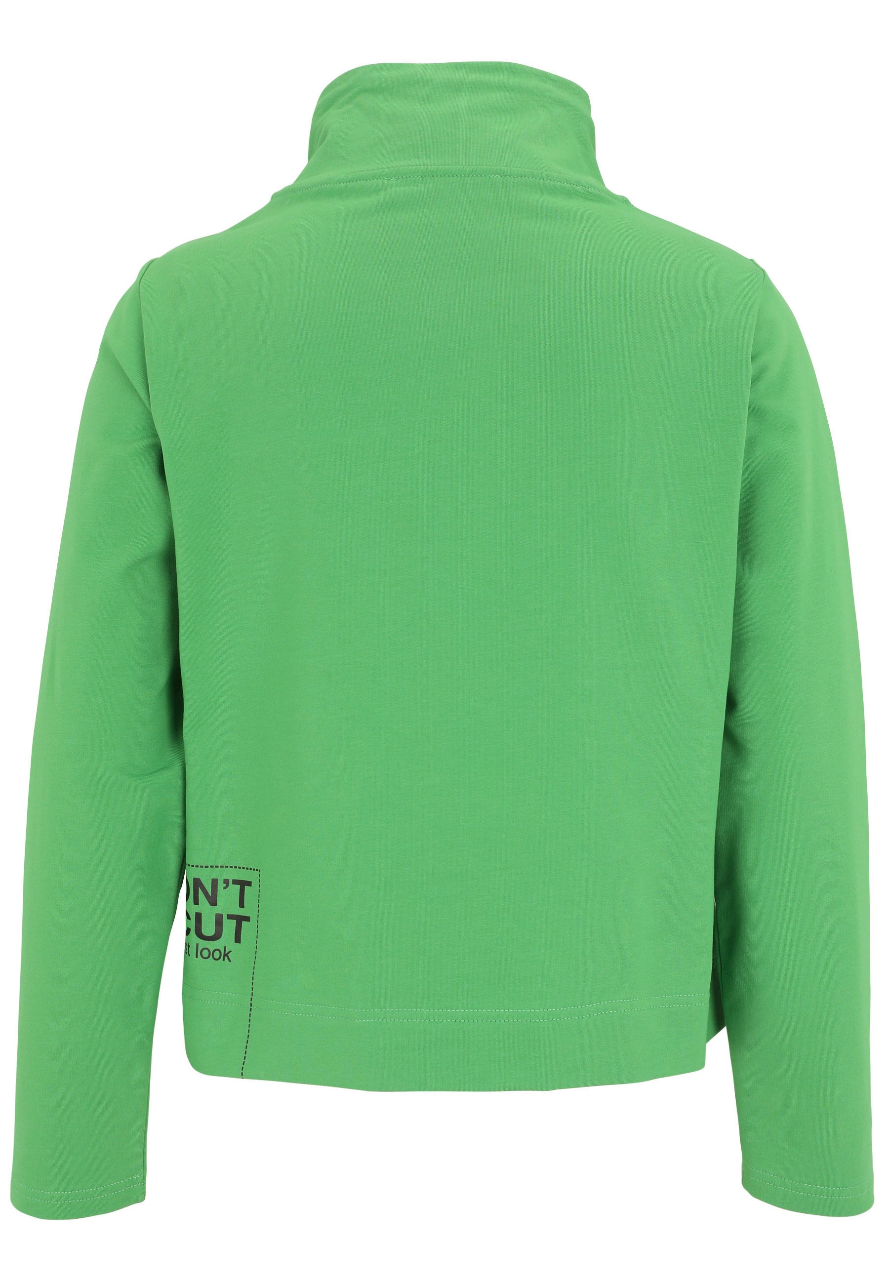 Sweatshirtjacke aus Baumwolle - 74-Gras - Grün