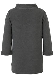 Sweatshirt aus Viskosemix - 93-Mittelgrau-Melange - Grau