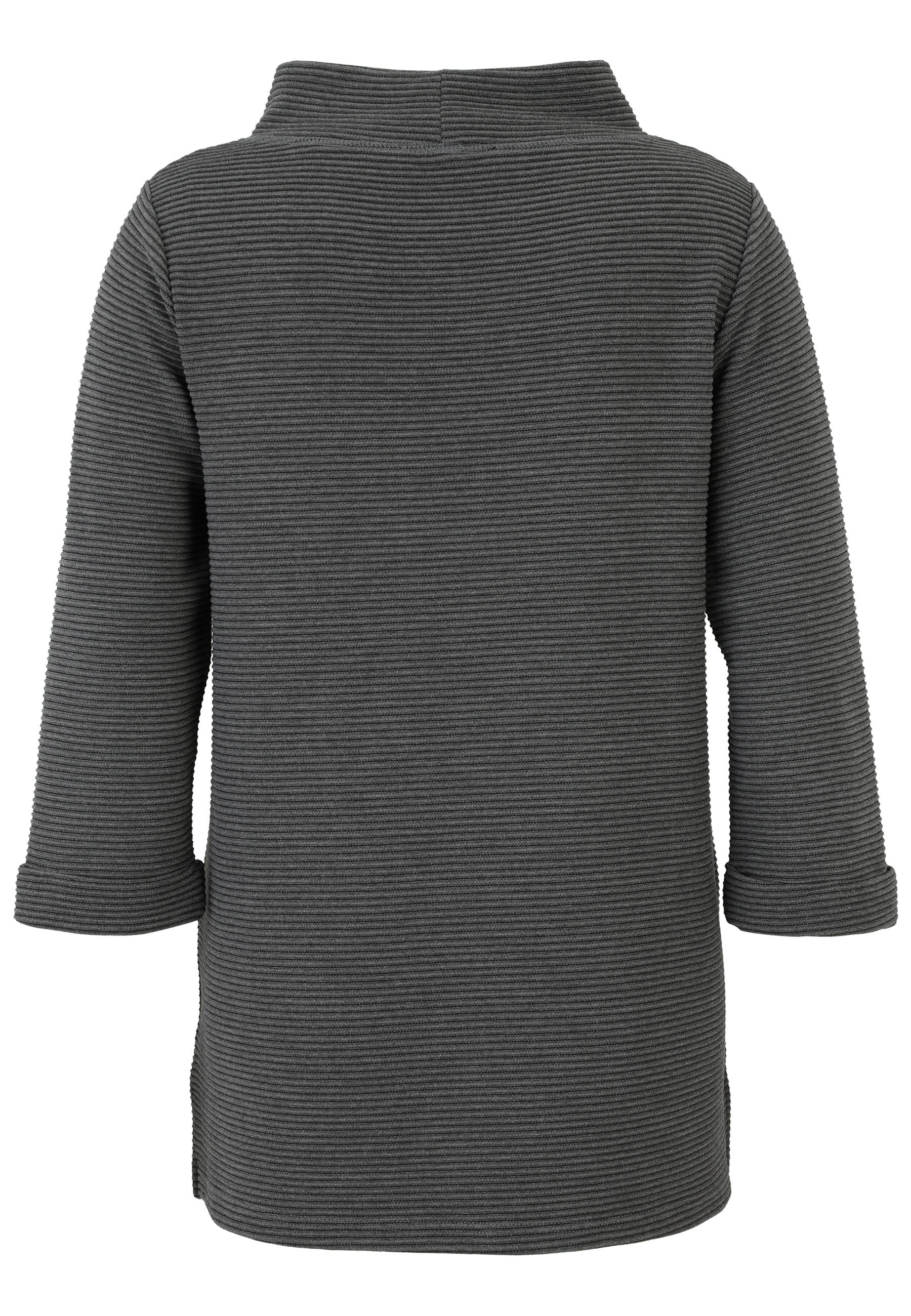 Sweatshirt aus Viskosemix - 93-Mittelgrau-Melange - Grau