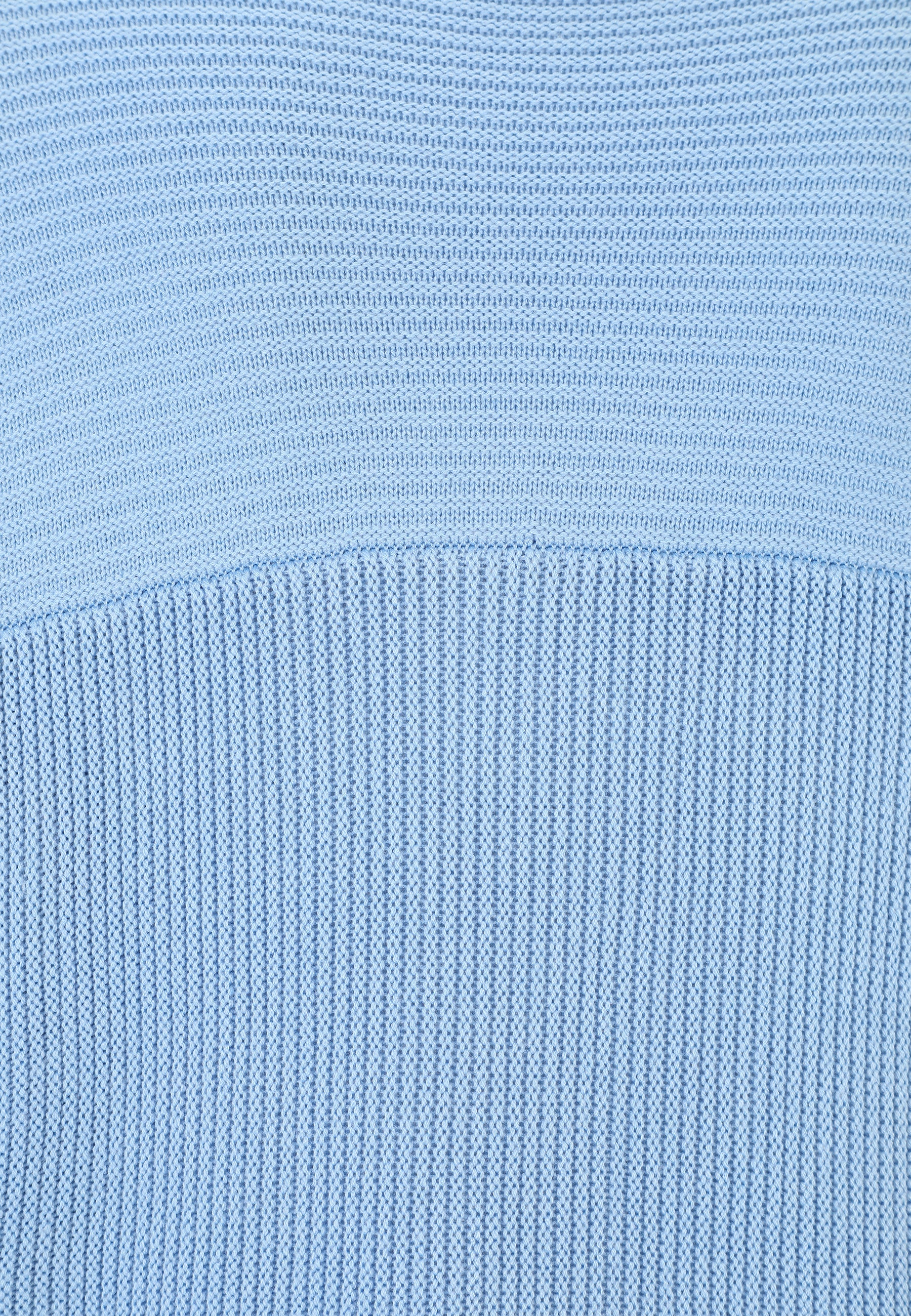 Sweatshirt aus Viskosemix - 58-Hellblau - Blau