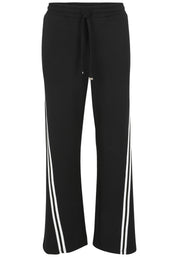 Joggpants Wide Leg - 91-Schwarz/WeiSS - Schwarz