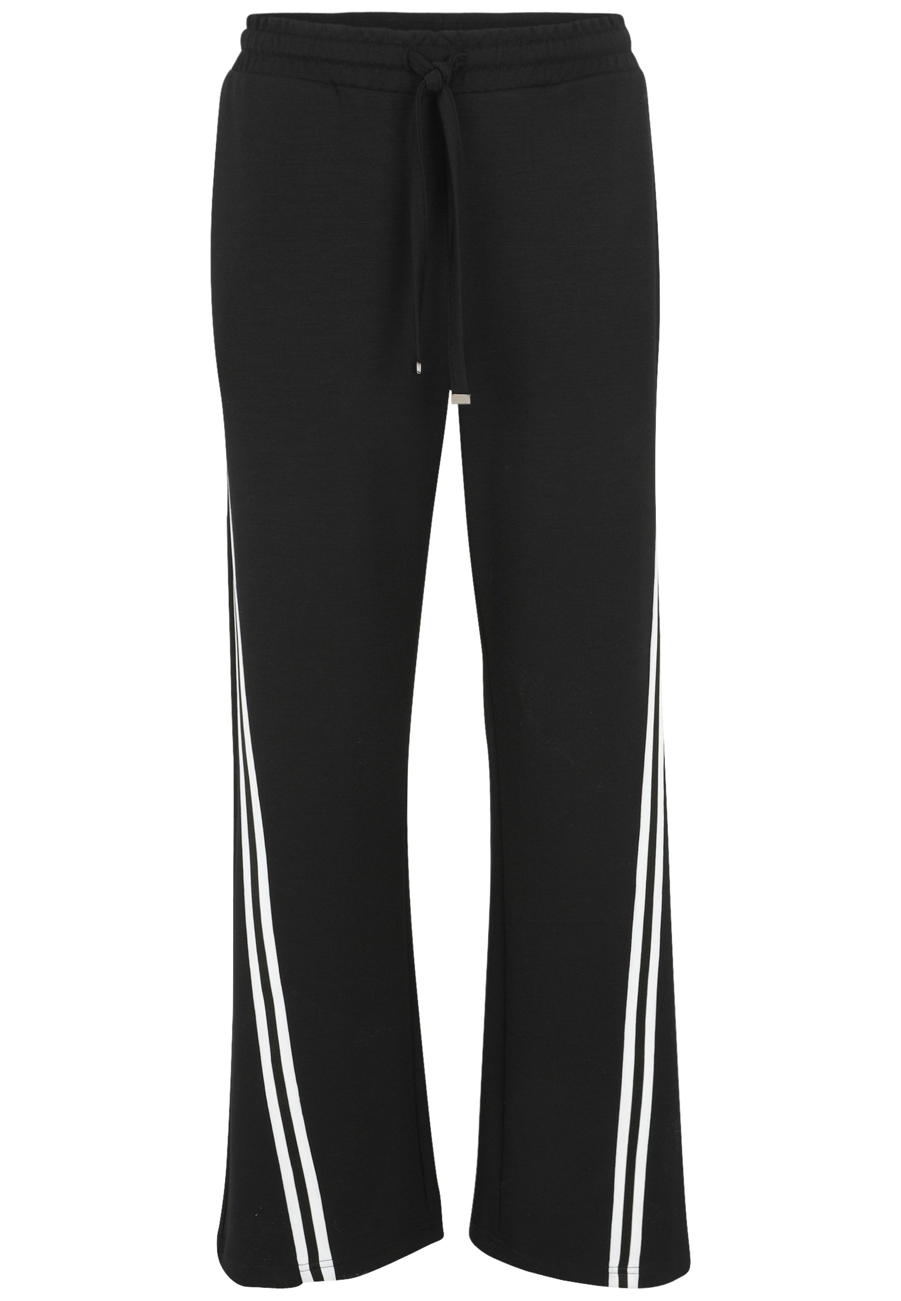 Joggpants Wide Leg - 91-Schwarz/WeiSS - Schwarz