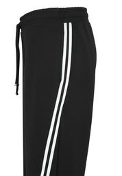 Joggpants Wide Leg - 91-Schwarz/WeiSS - Schwarz