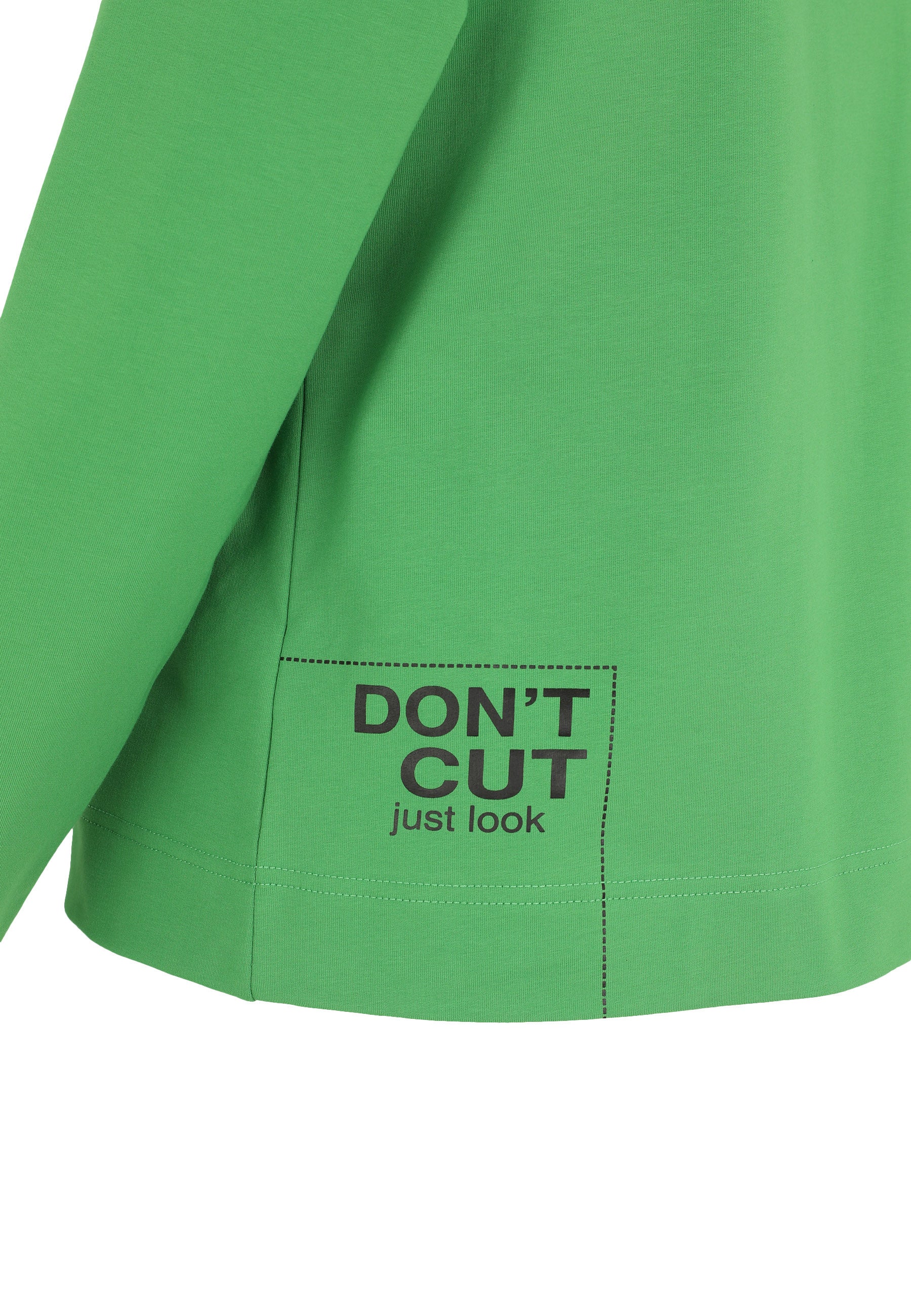 Sweatshirtjacke aus Baumwolle - 74-Gras - Grün