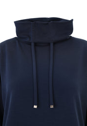 Sweatshirt aus Modal-Mix - 51-Dunkelblau - Blau
