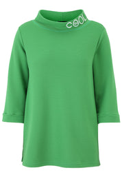 Sweatshirt aus Vikosemix - 74-Gras - Grün