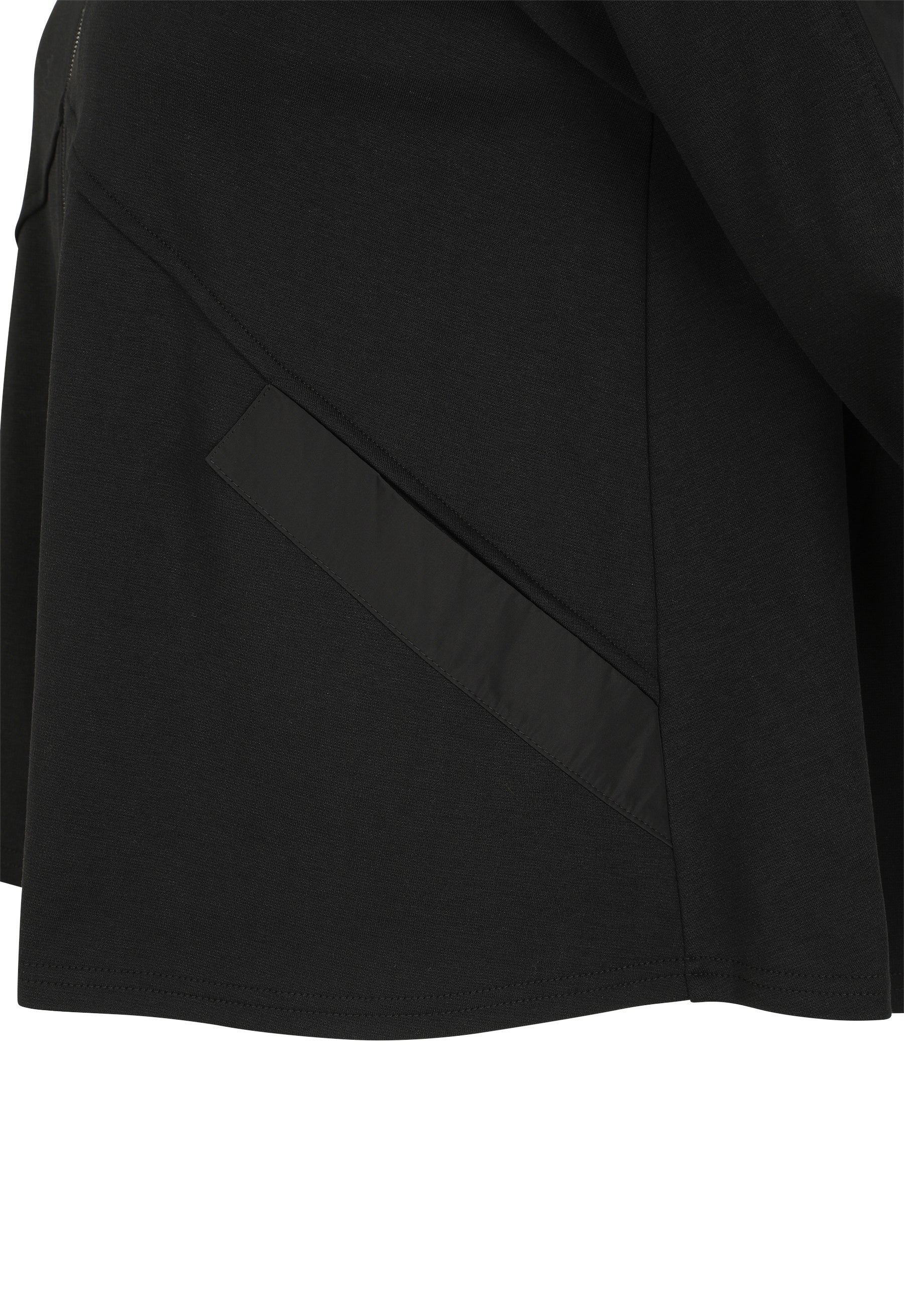 Sweatjacke aus Baumwollmix - 99-Schwarz - Schwarz