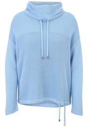 Sweatshirt aus Viskosemix - 58-Hellblau - Blau