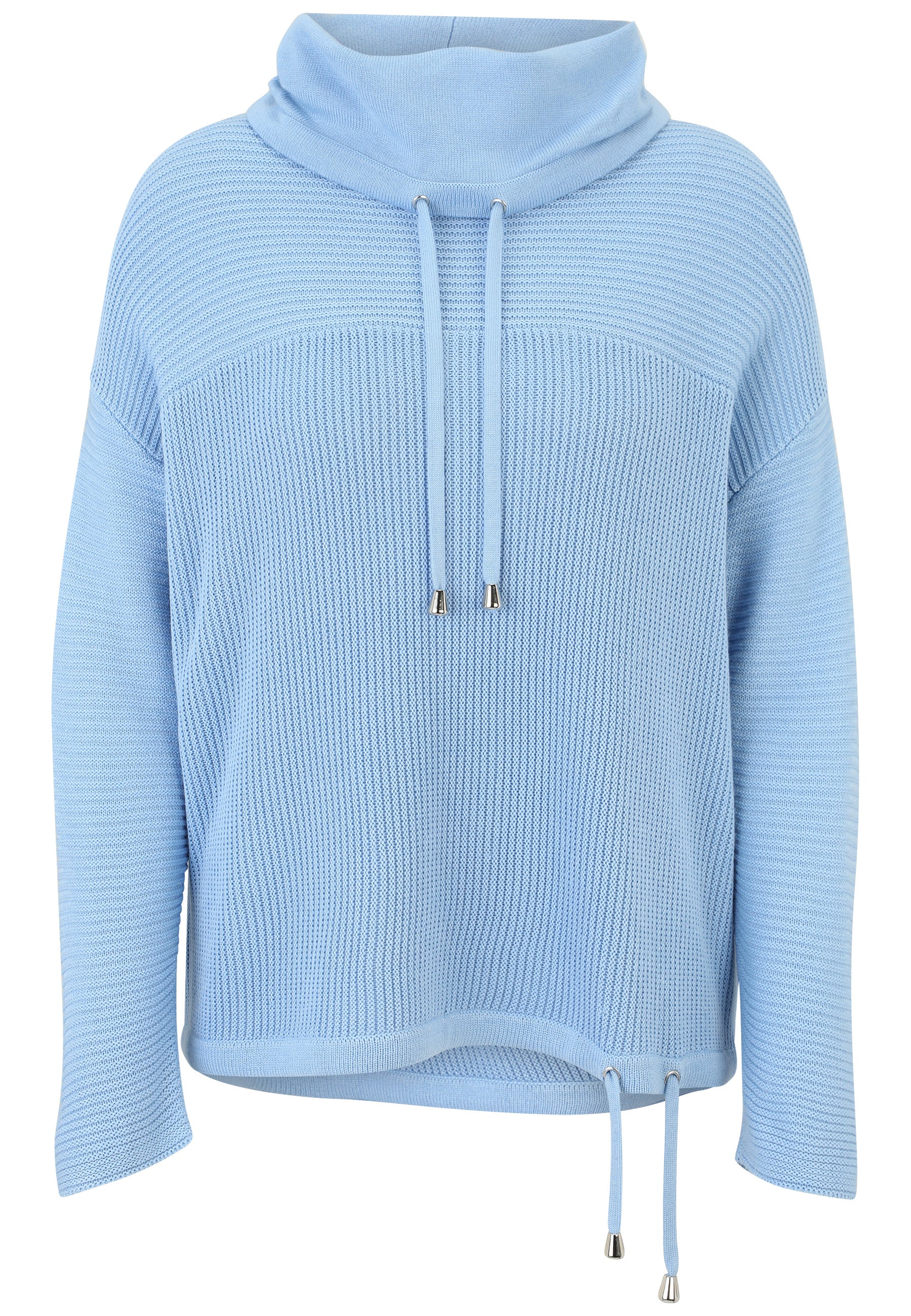 Sweatshirt aus Viskosemix - 58-Hellblau - Blau
