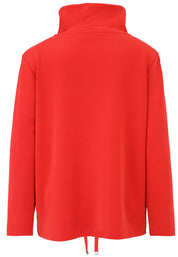 Sweatshirt aus Modal-Mix - 32-Rot - Rot