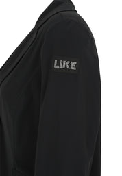 Blazer mit Badge - 99-Schwarz - Schwarz