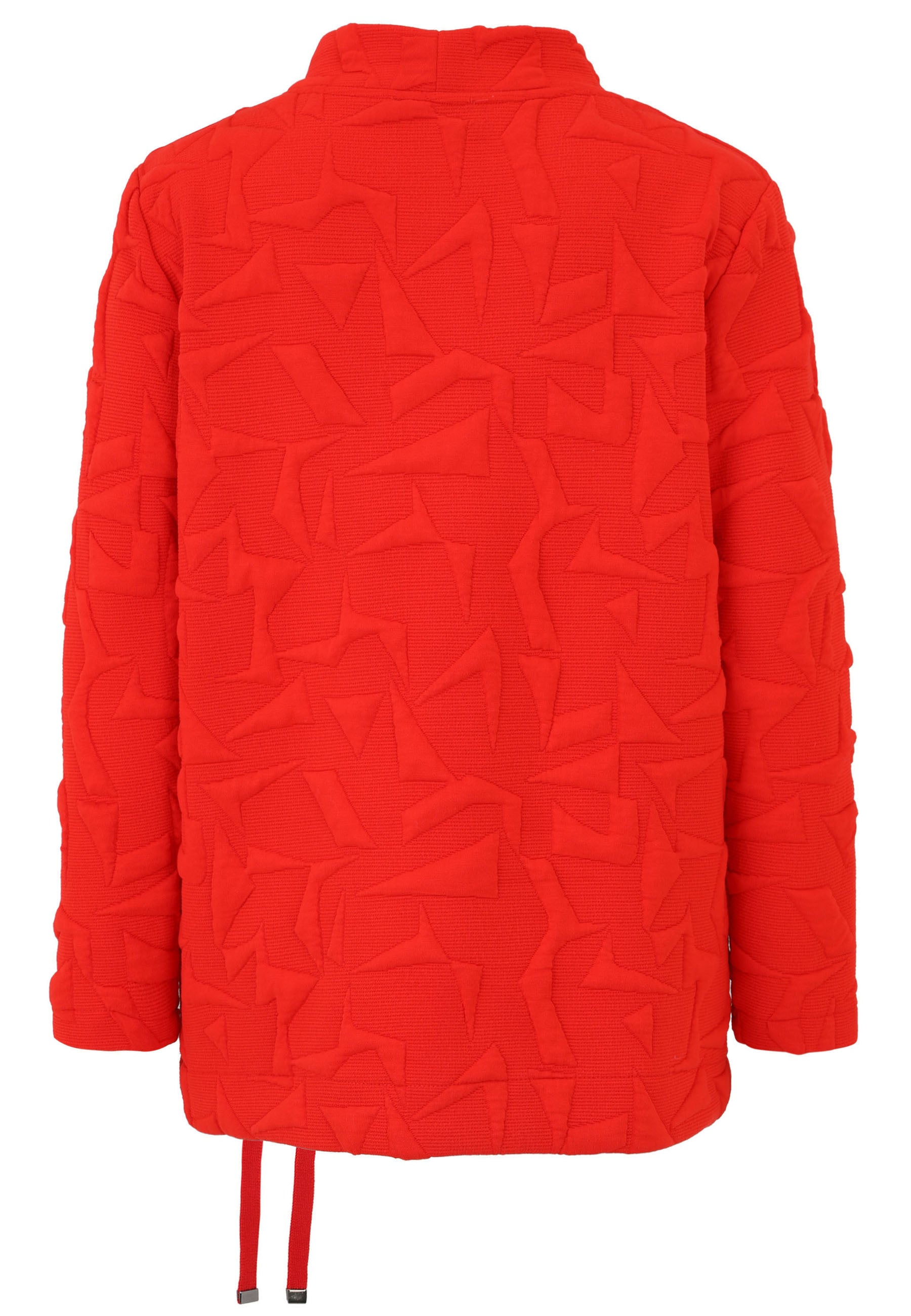 Sweatshirt mit Stehkragen - 32-Rot - Rot