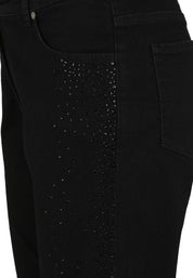 Jeans Slim Fit - 99-Schwarz - Schwarz