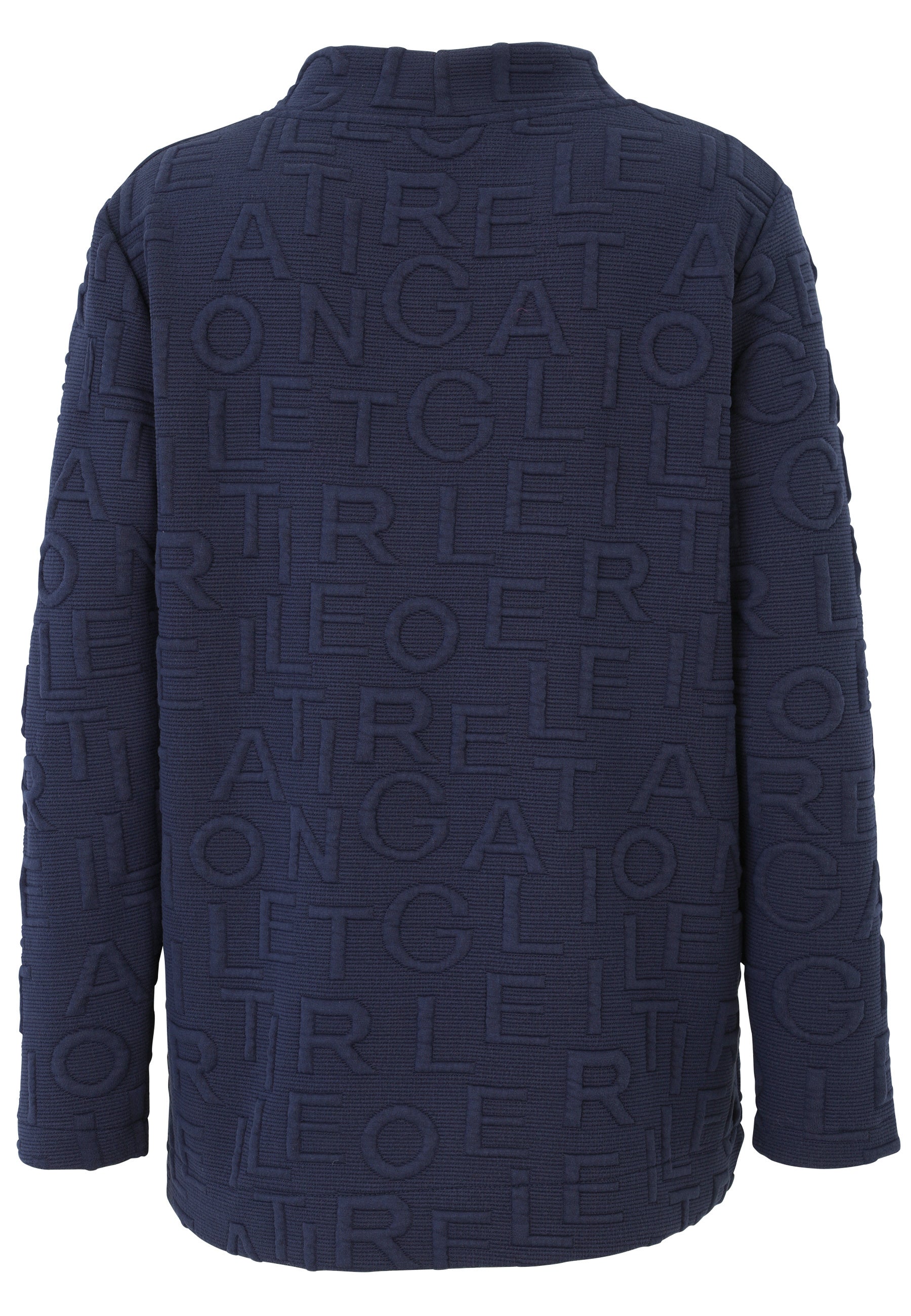 Sweatshirt aus Viskosemix - 51-Dunkelblau - Blau