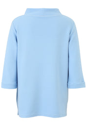 Sweatshirt aus Vikosemix - 58-Hellblau - Blau