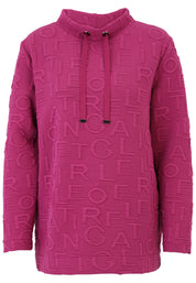 Sweatshirt aus Viskosemix - 45-Beere - Rosa