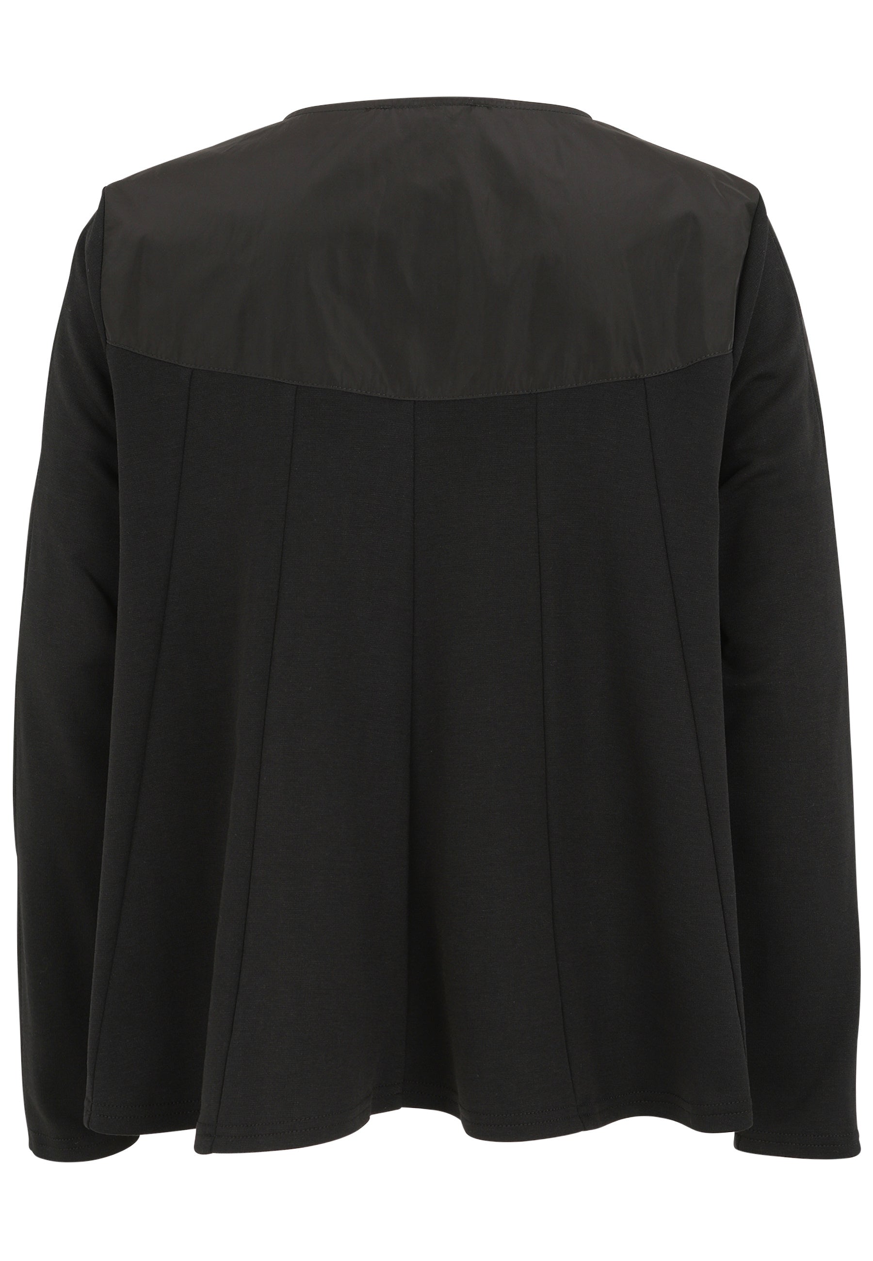 Sweatjacke aus Baumwollmix - 99-Schwarz - Schwarz