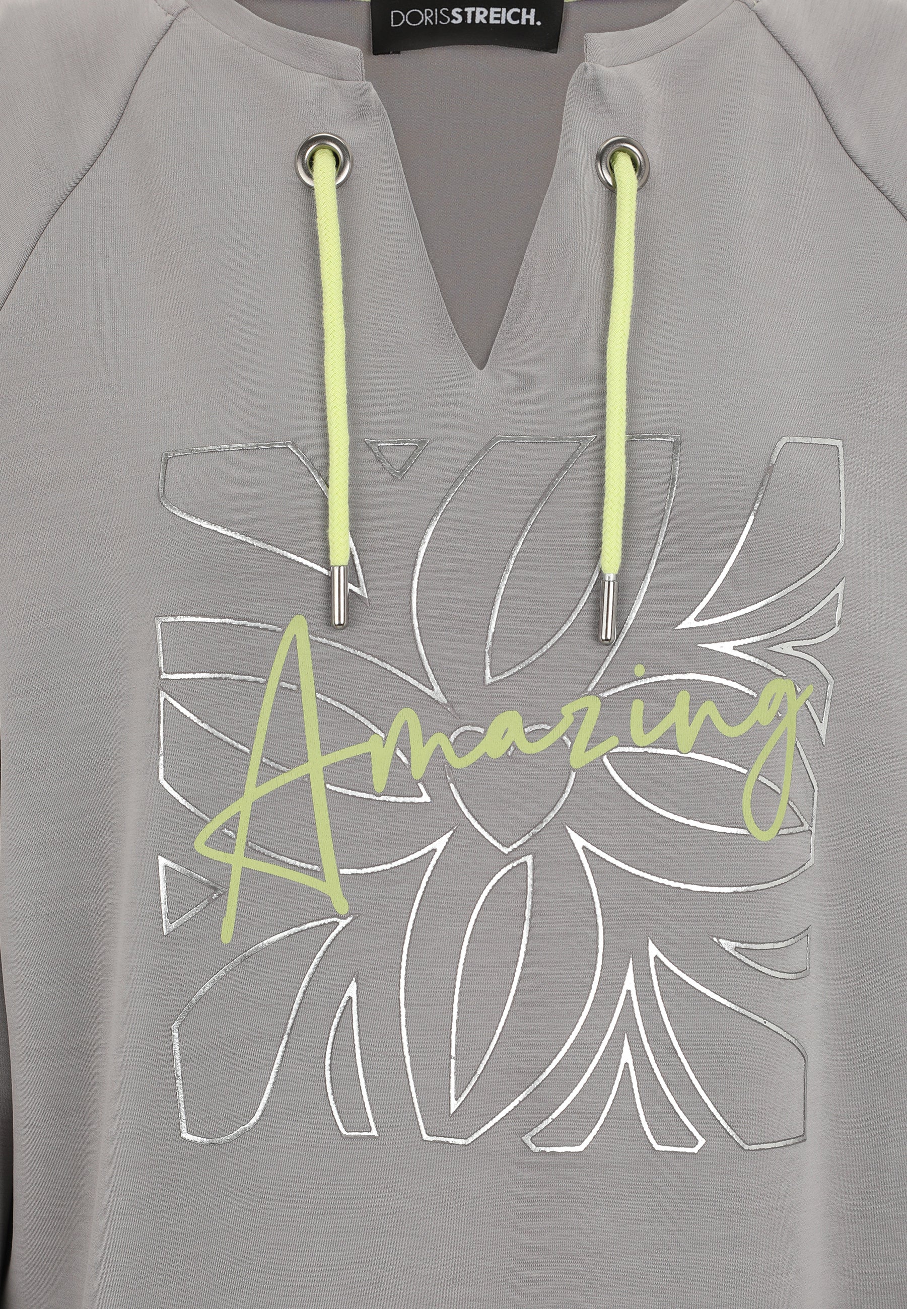 Sweatshirt aus Modal-Mix - 92-Stein - Grau