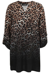 Bluse aus Viskose - 82-Bast - Braun