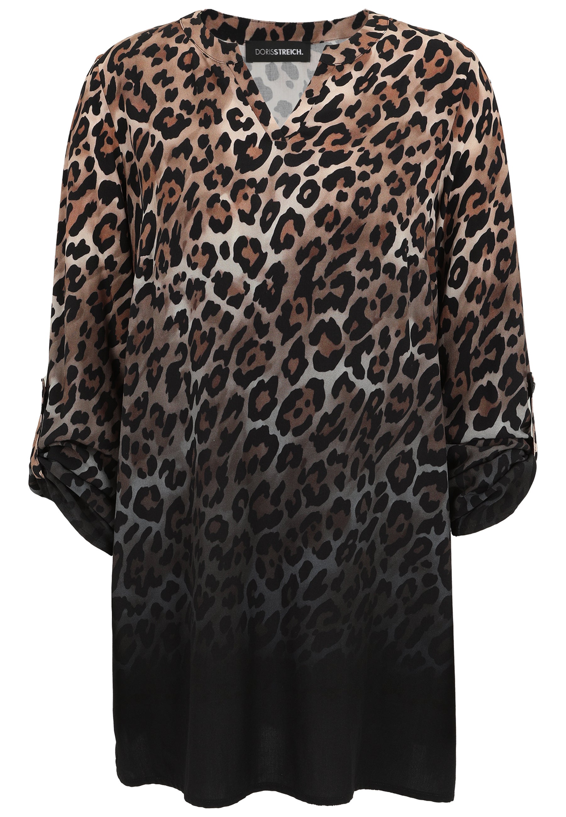 Bluse aus Viskose - 82-Bast - Braun