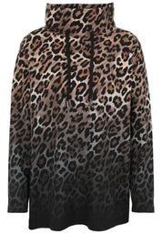 Sweatshirt aus Baumwollmix - 82-Bast - Braun